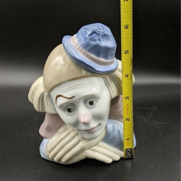 Sad Clown Porcelain Figurine Meico Paul Sebastian Collection Feelings VTG 1980s - Picture 3 of 11
